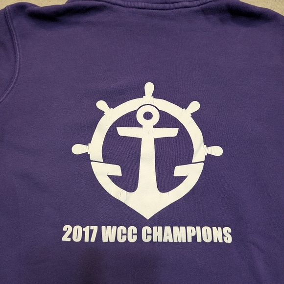 Nike Portland Tennis Hoodie Mens M Purple Fading 2017 WCC Champs - Picture 6 of 8